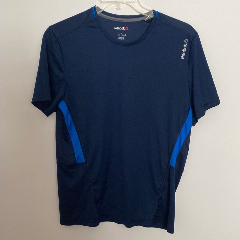 Reebok Men's Navy Blue Athletic Shirt